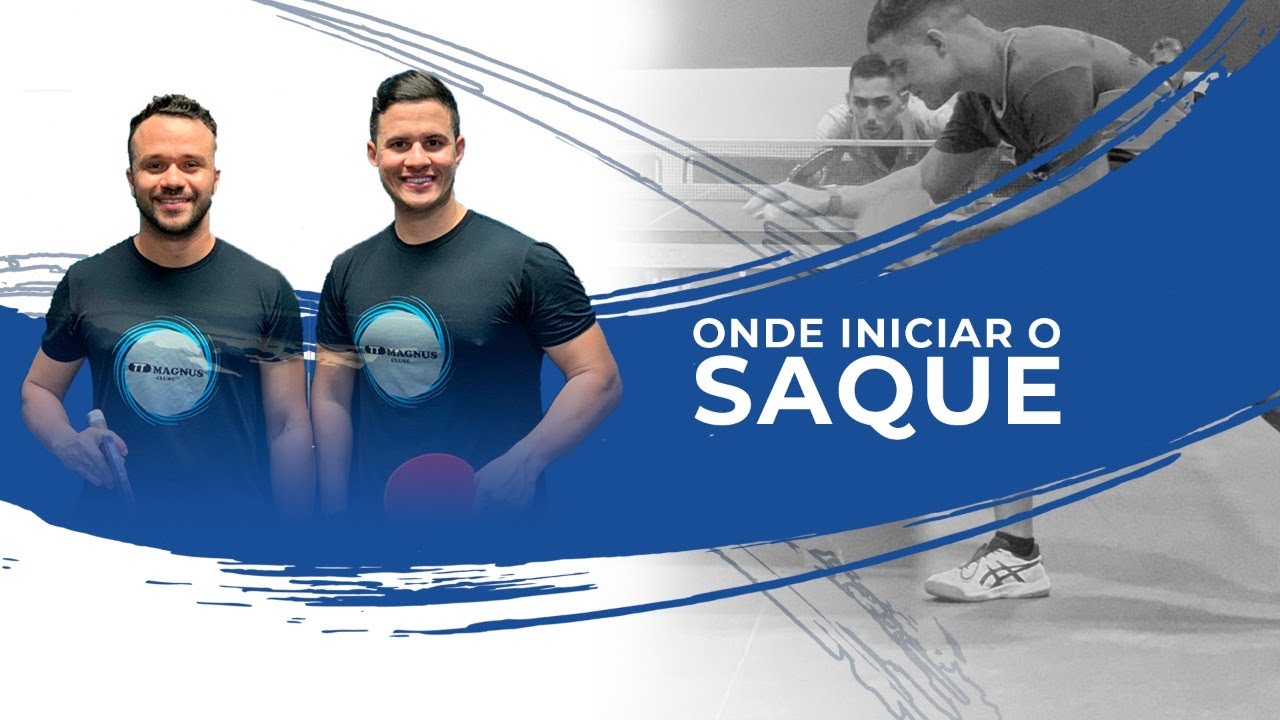 Onde iniciar o saque no tênis de mesa?