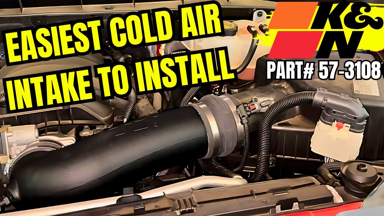 Easiest Cold Air Intake Install Ever! K&N for Chevy Silverado 5.3!