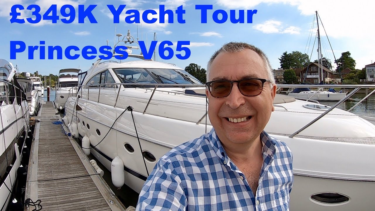 £349K Yacht Tour : 2001 Princess V65