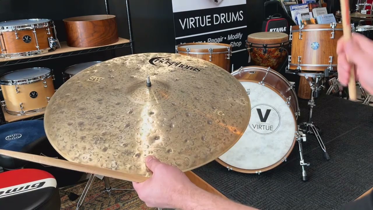 Bosphorus 22” Syncopation SW Ride (2250g) Cymbal Demo @ VIRTUE Drums
