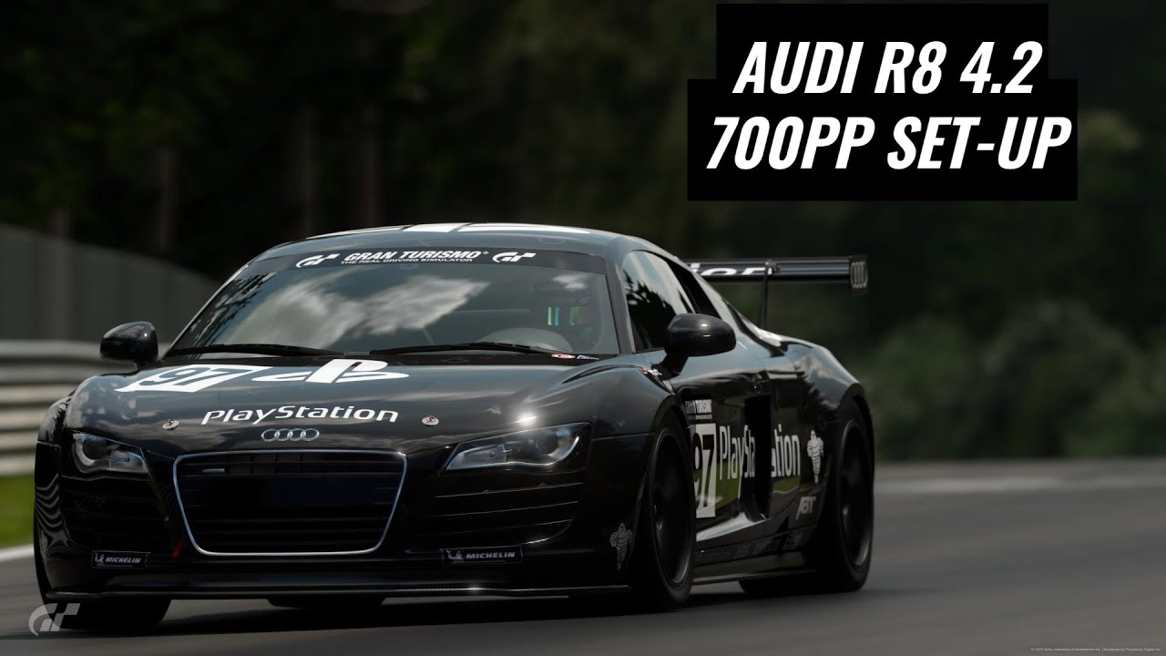 Audi R8 4.2 700PP Tune &mdash; настройки для простаков &mdash; Gran Turismo 7