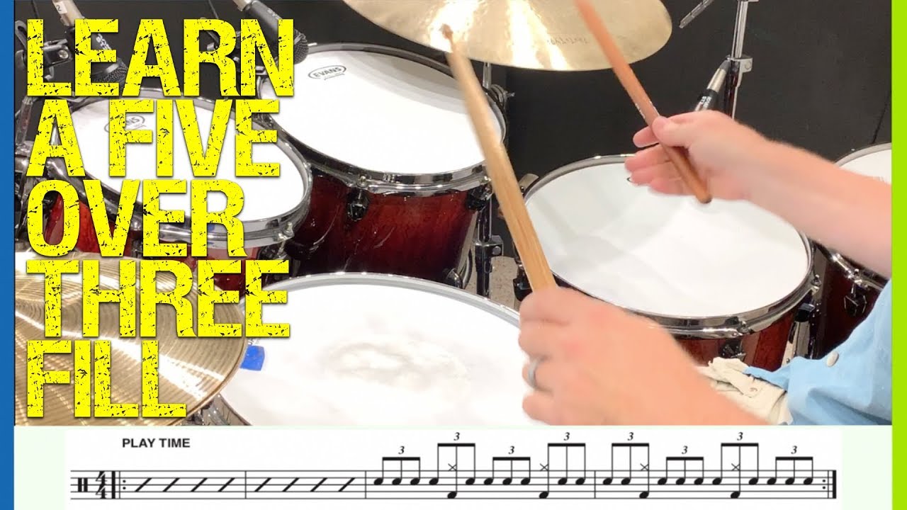 Quick Drum Lesson: Triplet Paradiddle Tap Fills