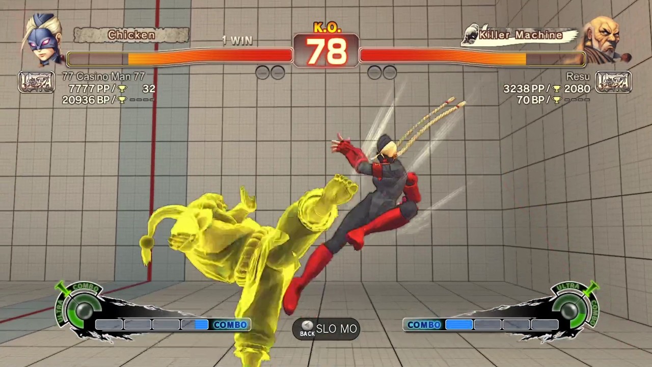 7000 PP VS 3000 PP! Casino Man (Decapre) VS Resu (Gouken) [USF4]