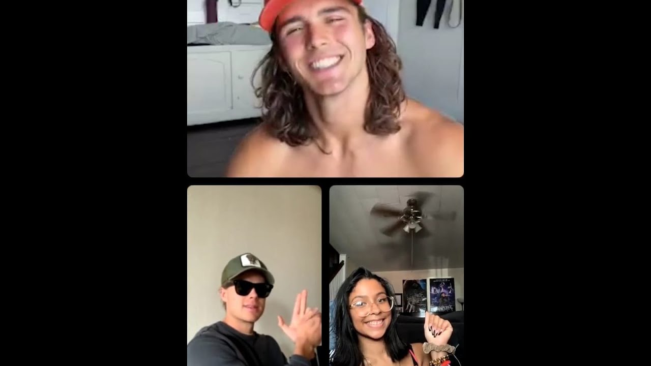 Charlie Gillespie, Madison Reyes & Owen Patrick Joyner Instagram live June 28 2021