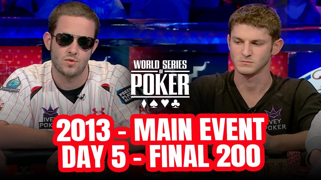 World Series of Poker Main Event 2013 - Day 5 with Greg Merson & Jonathan Jaffe