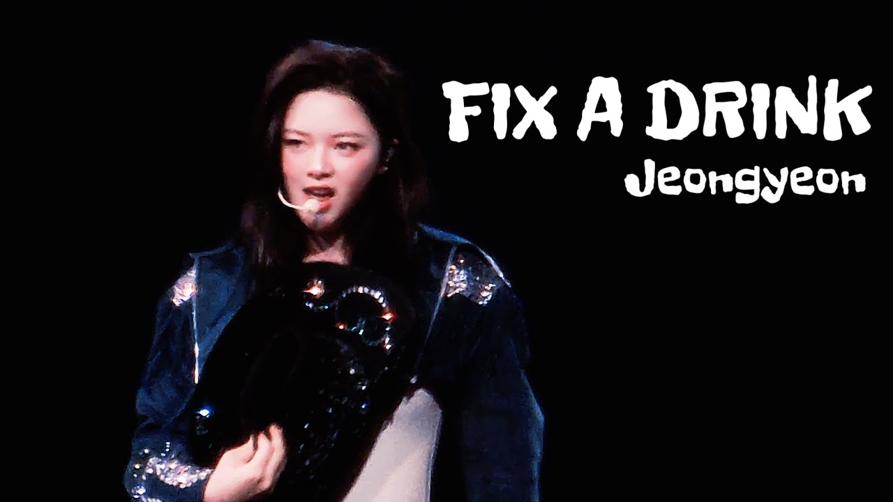 트와이스 TWICE JEONGYEON《FIX A DRINK》｜250719〈THIS IS FOR〉WORLD TOUR IN INCHEON Day 1