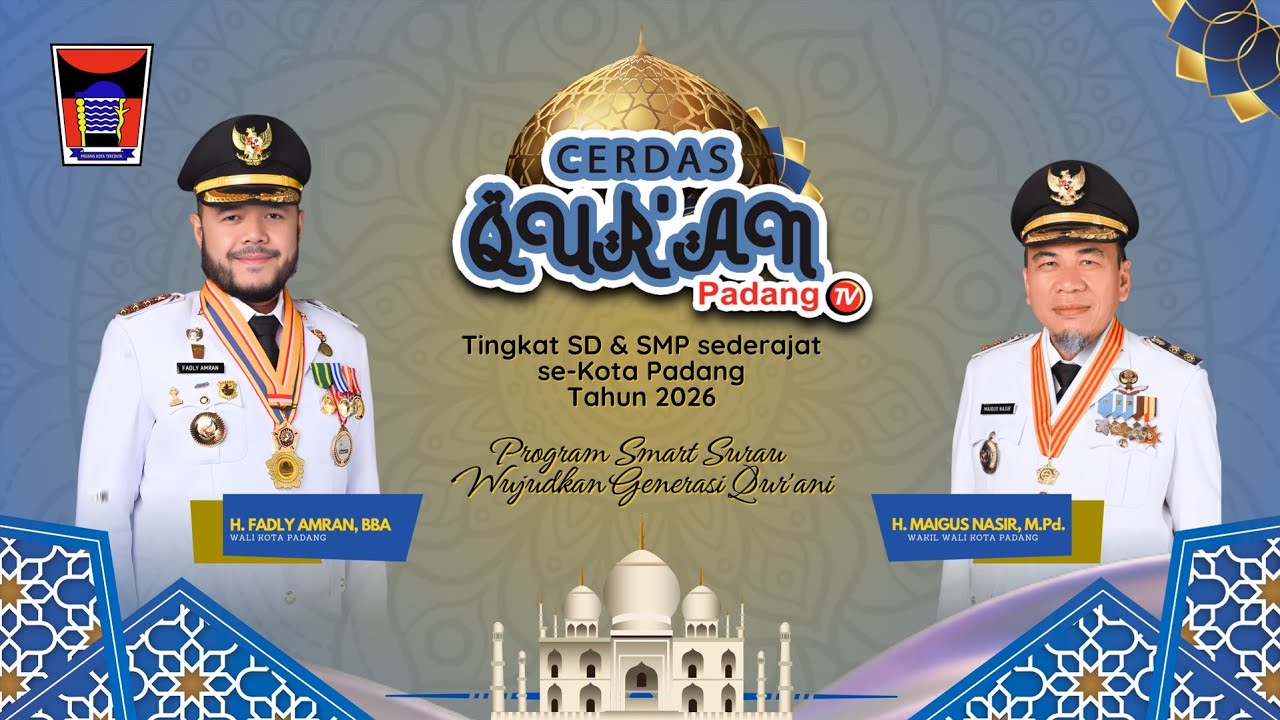 🔴 LIVE : Cerdas Qur'an Tingkat Sekolah Dasar/Sederajat Kota Padang Tahun 2026 Episode 14