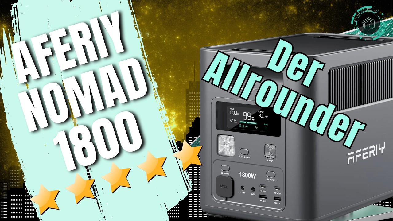 AFERIY Nomad 1800 im Test: Die perfekte Mittelklasse Powerstation? 🔋 1024Wh Review