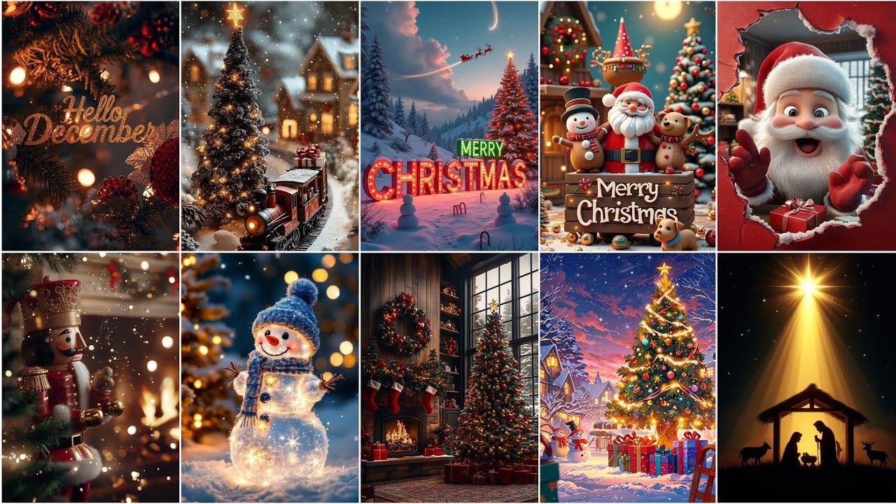 Merry Christmas HD Wallpaper Photos for Mobile Phone | Christmas dp photos/images/pics #Christmas