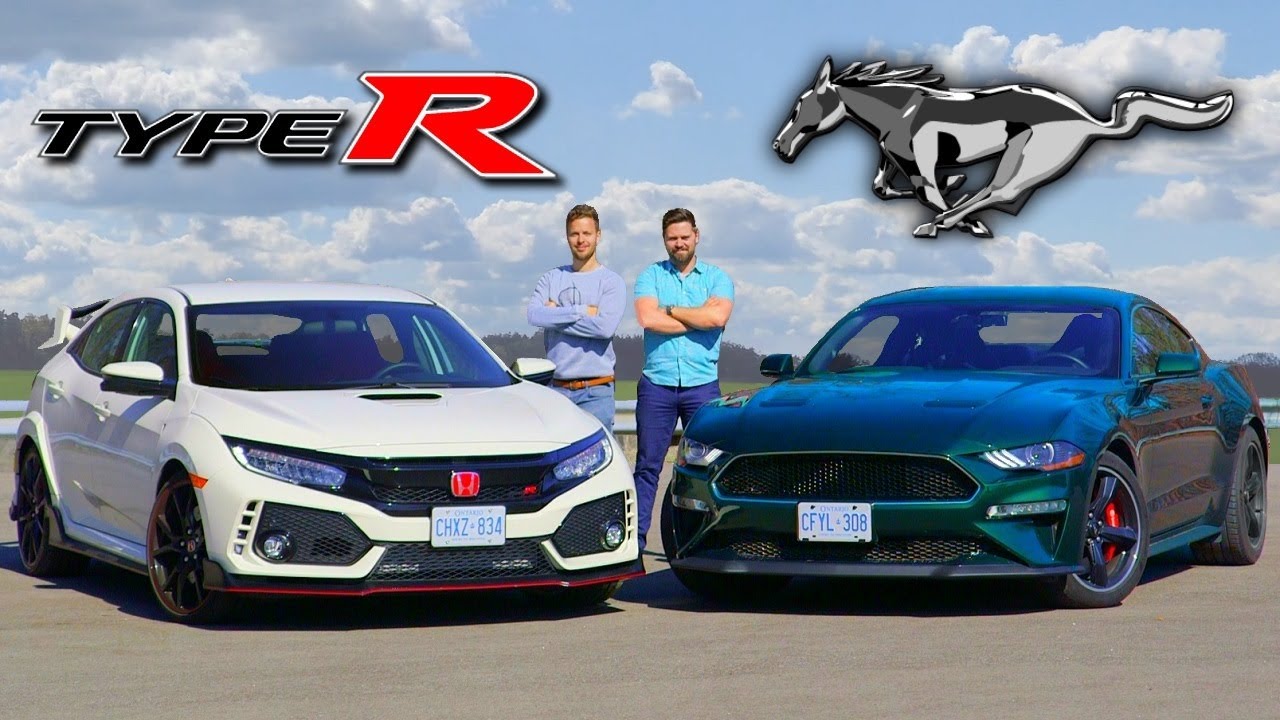 2019 Honda Civic Type R vs Ford Mustang Bullitt // Clash Of Cultures
