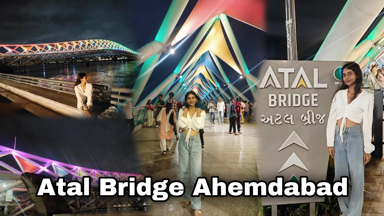 Atal Bridge Ahemdabad | Sabarmati Riverfront Ahemdabad 