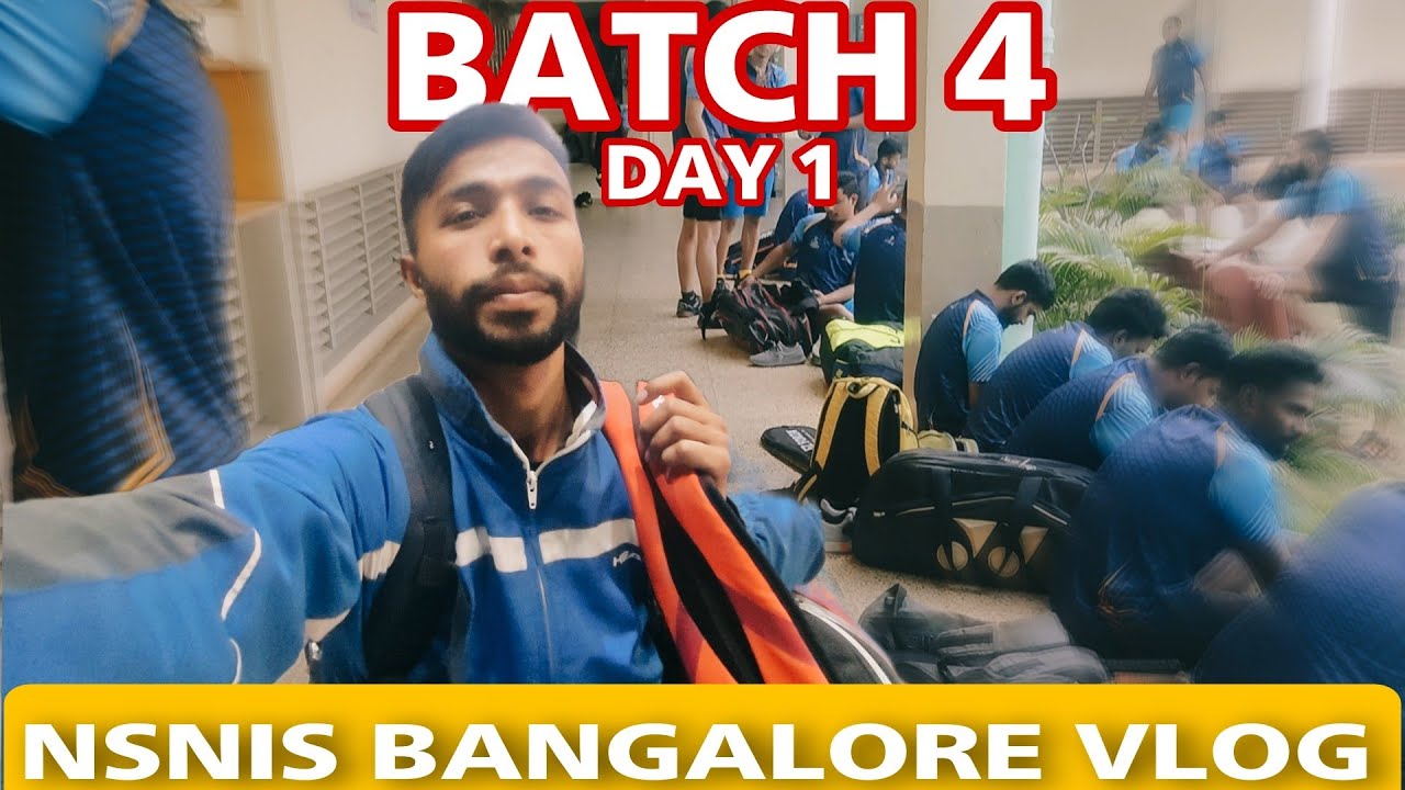 Six Week NIS Coach Certificate 2023-24 NSNIS  | Vlog 1 | Day 1 Traning schedule|Banglore SAI CENTRE