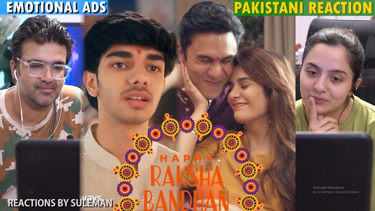 Pakistani Couple Reacts To Raksha Bandhan Emotional Ads 😢 | 2025 | Will Make You Cry 
