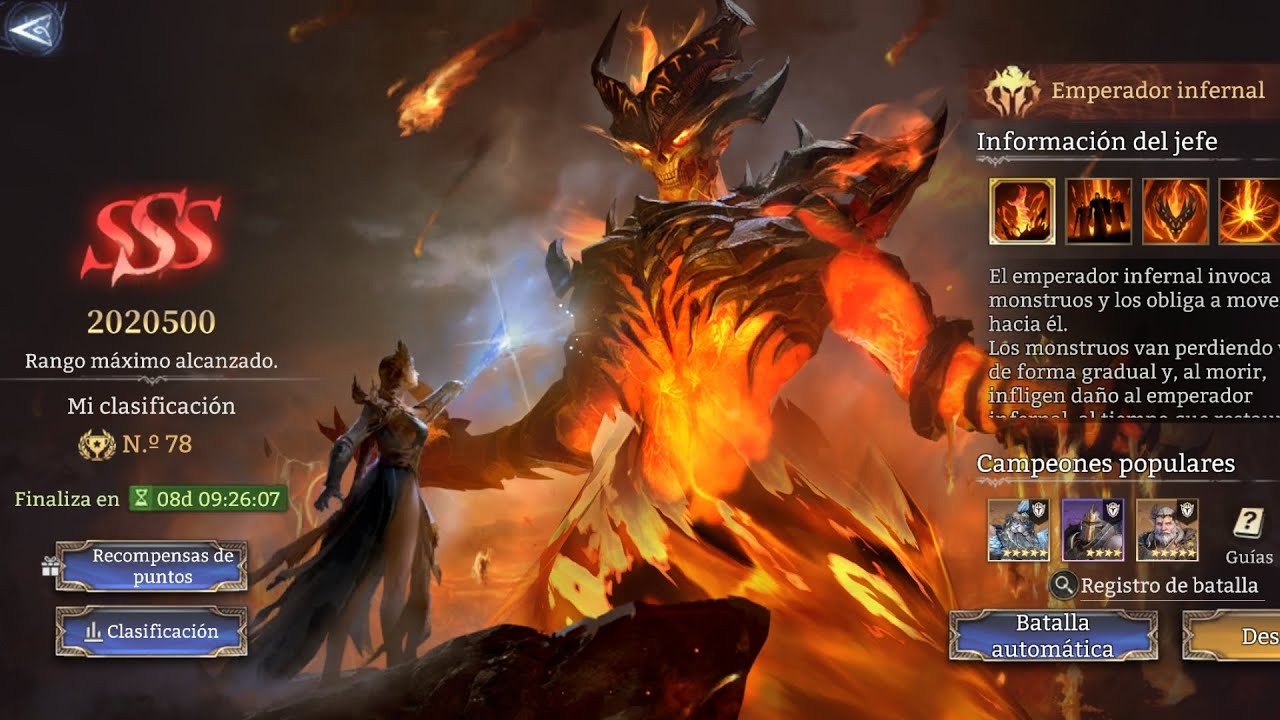 Códice emperador infernal SSS #watcherofrealms