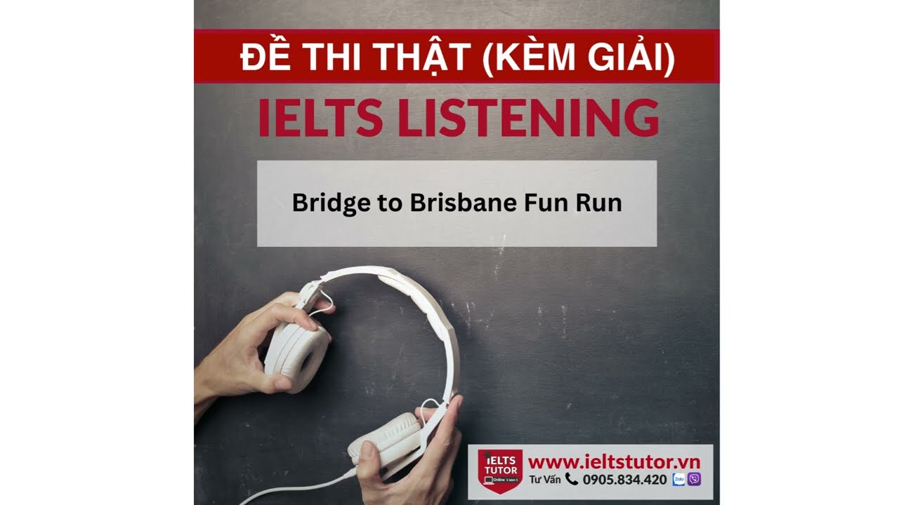Забег «Мост в Брисбен»: IELTS LISTENING, том 4, тест 7, раздел 2
