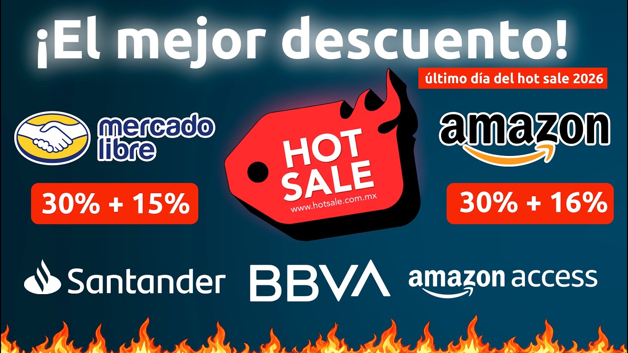 🔥Amazon y Mercado Libre se volvieron locos🔥BBVA, Santander y Amazon ofrecen descuento del 43% real