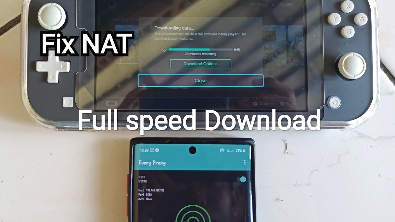 FIX NAT Nintendo switch | Full speed download