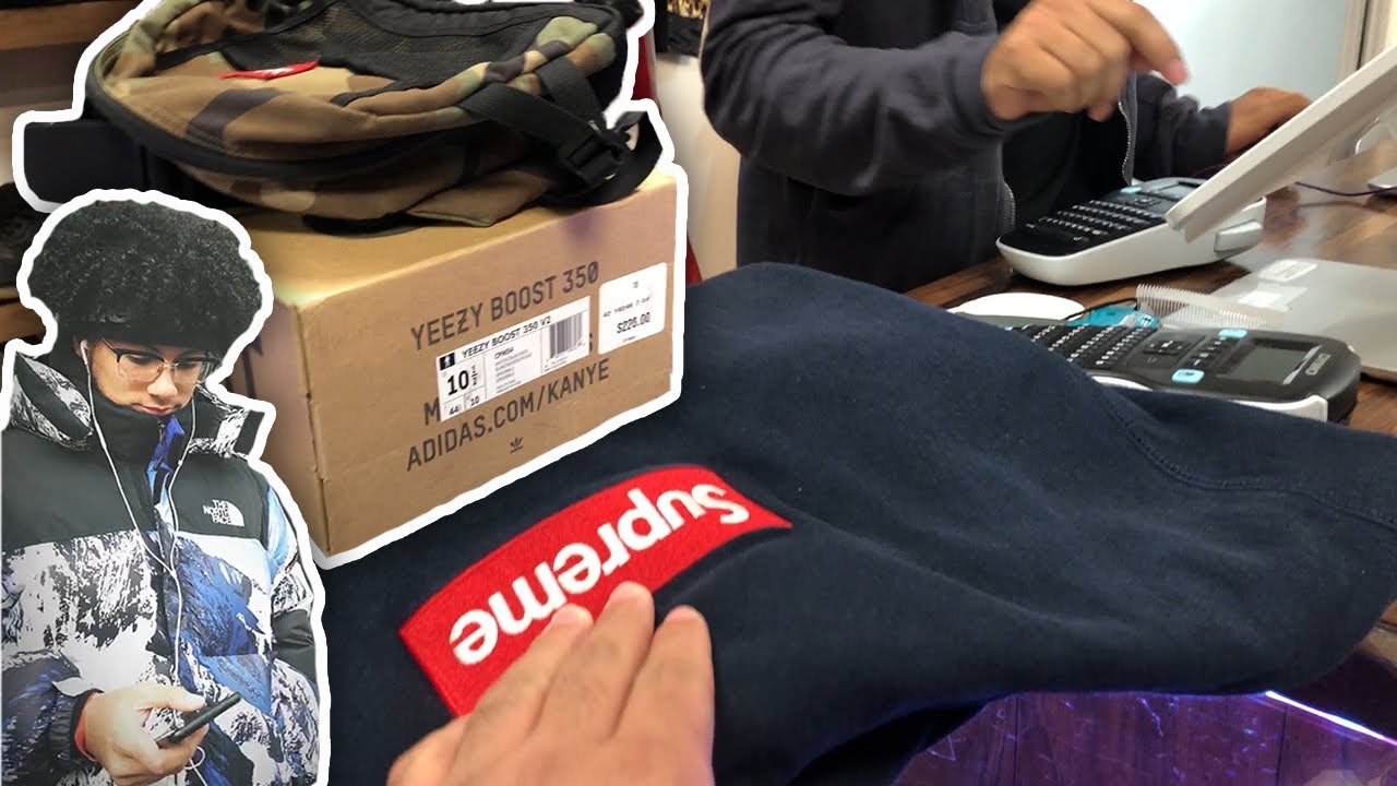 HYPEBEAST SHOPPING AT ROUND TWO (BUYING SUPREME BOX LOGOS AND YEEZYS)