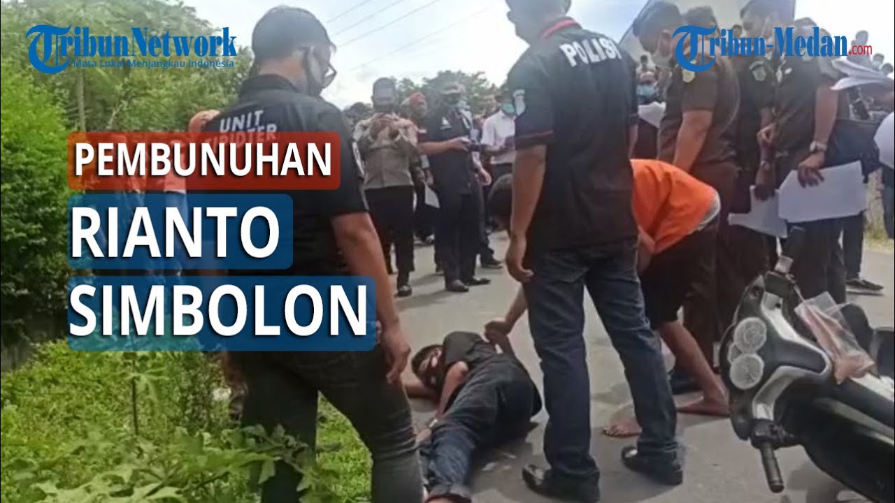 Kasus Pembunuhan Rianto Simbolon, Para Tersangka Peragakan Awal Rencana Pembunuhan