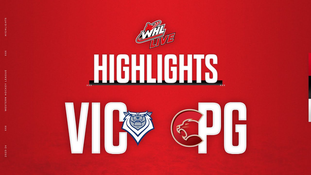 Victoria Royals at Prince George Cougars 2/10 | WHL Highlights 2023-24