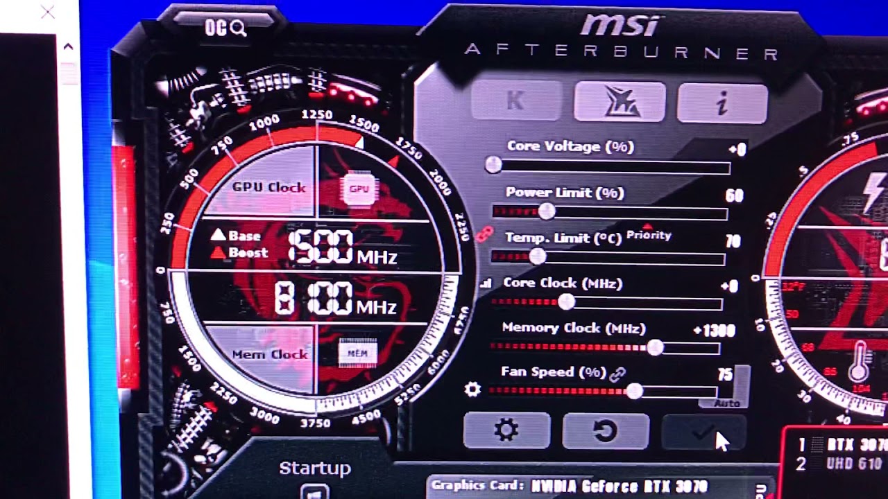 Colorful RTX 3070 using T-rex 0.24.7 windows