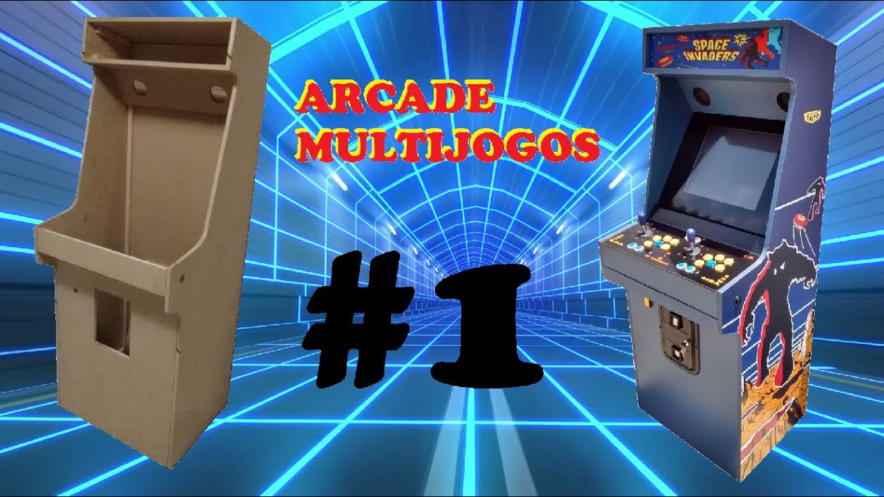 CONSTRUÇÃO DE UM FLIPERAMA MULTIJOGOS - PARTE 1/5