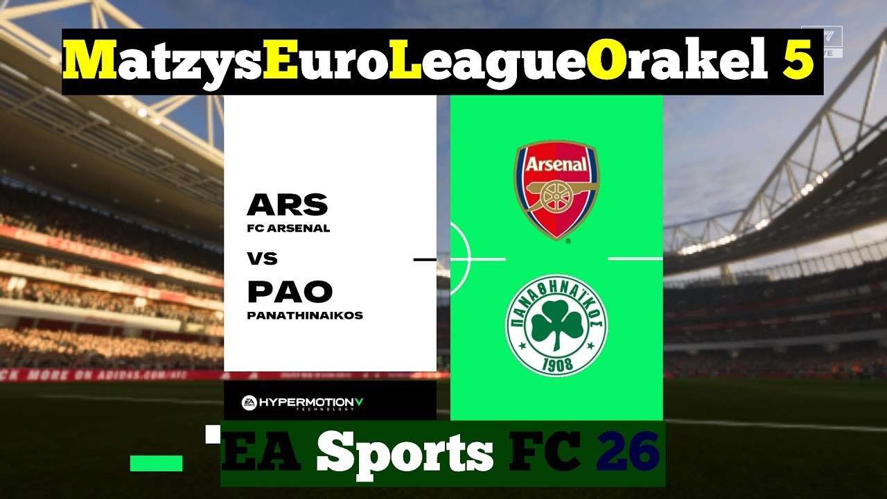 M.E.L.O. 5 ⚽ 167 FC Arsenal vs. Panathinaikos Athen ⚽ Spieltag 12 | EAFC 26