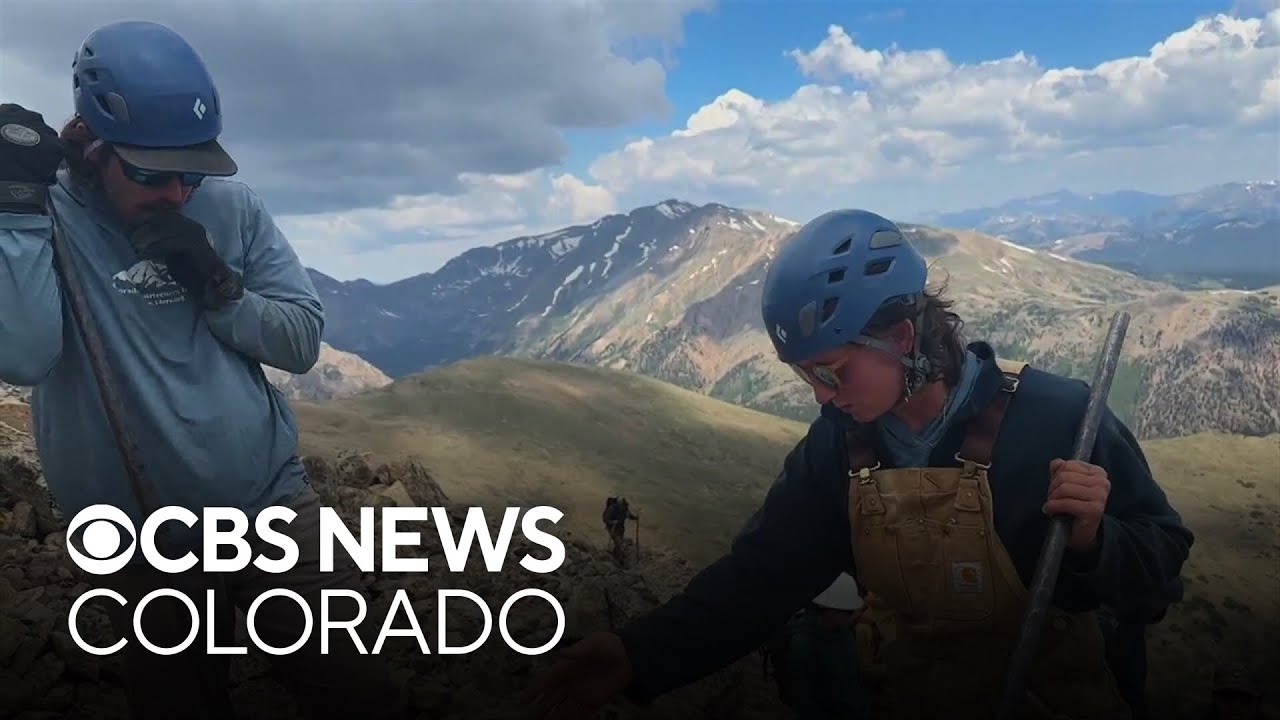 Young workers do heavy work high on Colorado's tallest mountains
