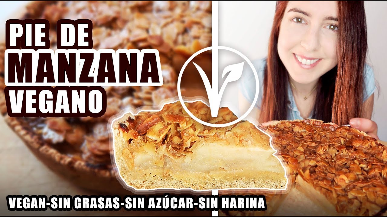 PIE DE MANZANA * Vegan * Saludable - Sin grasas