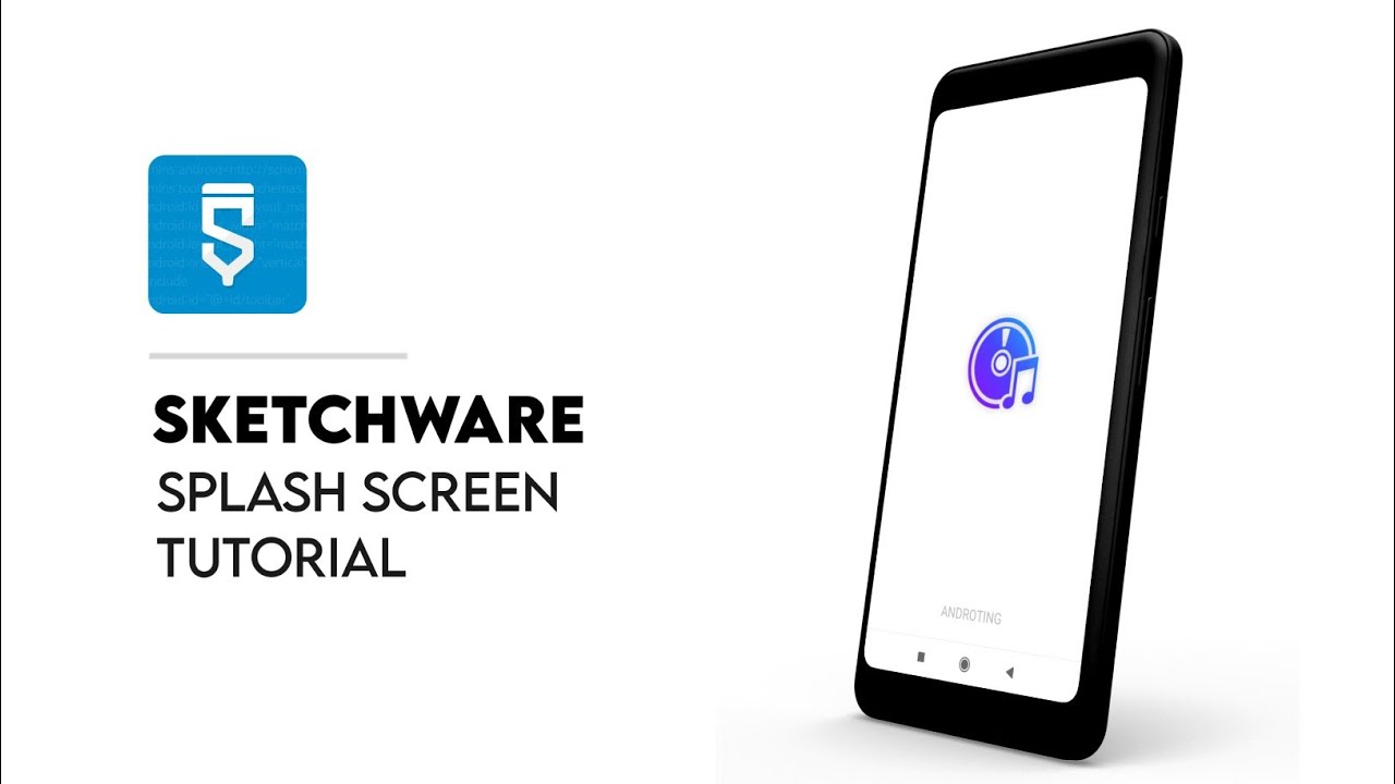 How to make splash screen in sketchware || Sketchware tutorial || Androting