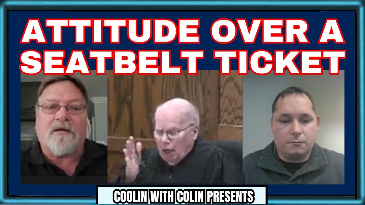 Entitled Driver Loses Arguing Over A Seatbelt