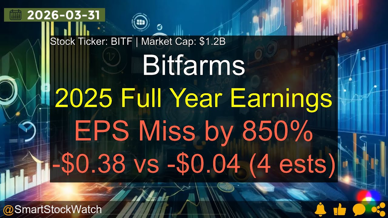Анализ прибыли Bitfarms (BITF | 1,2 млрд долларов) за полный 2025 год.