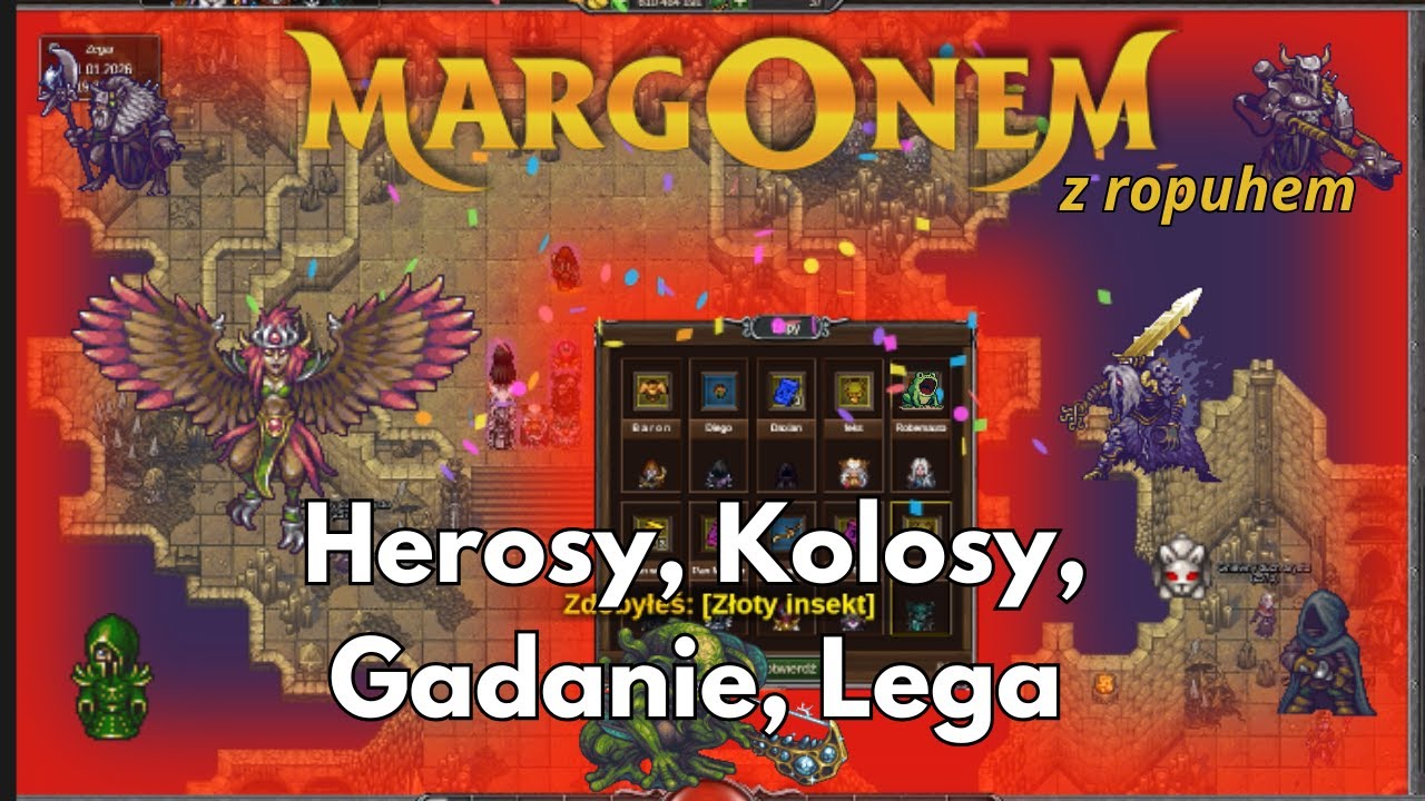 KOLEJNA LEGA! 900 SUBÓW I TYTANY I Margonem Mix Herosów