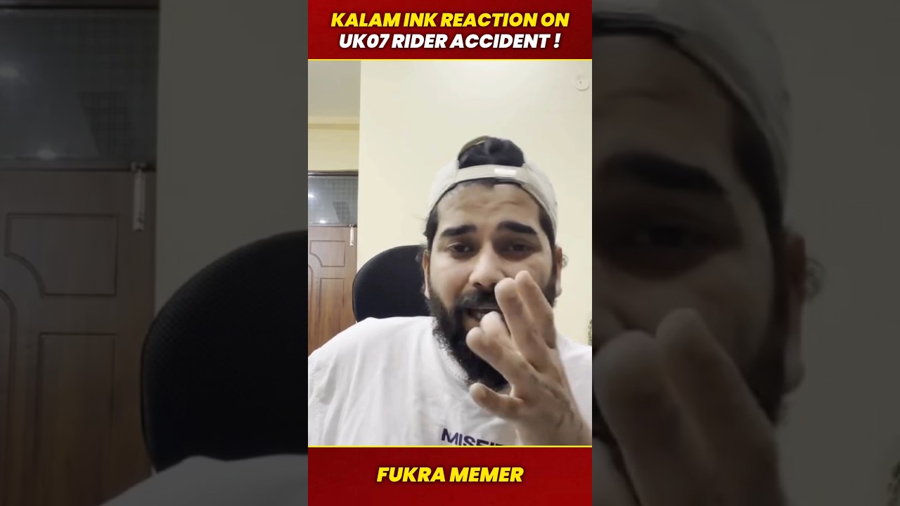 Kalam Ink & Family Reaction After Uk07 Rider Accident 💔 #shorts #uk07rider #shortsfeed