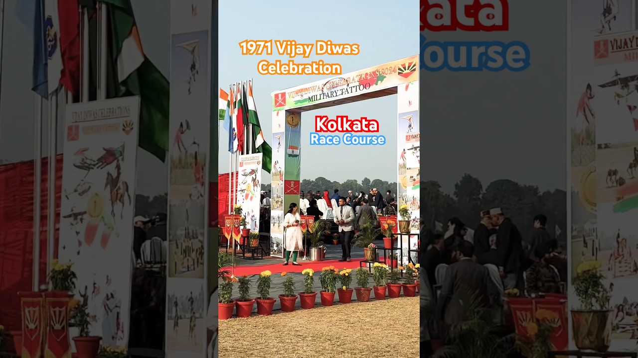 1971 Vijay Diwas Celebration by Indian Army at Kolkata race course training ground. #army #india