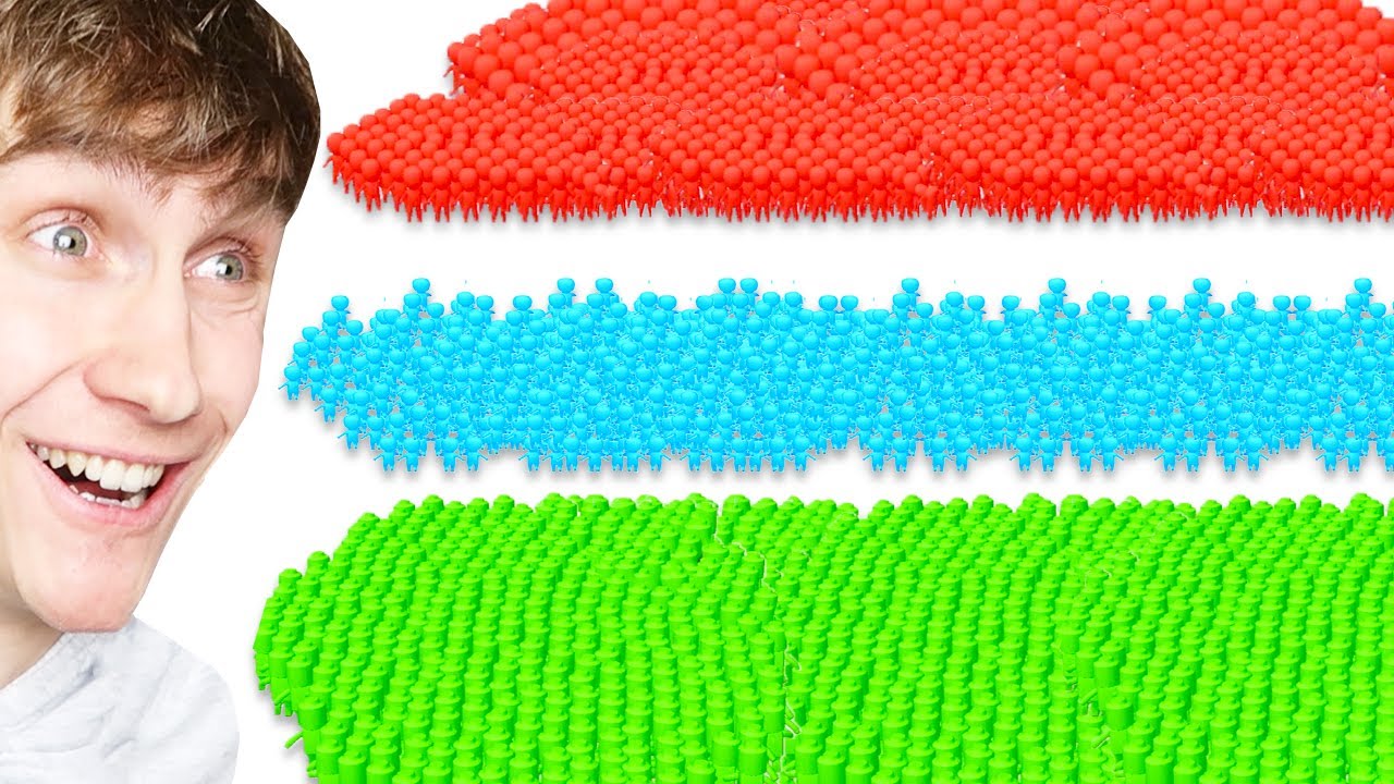 Welke Kleur Gaat Winnen? 1 Miljoen Clone Battle