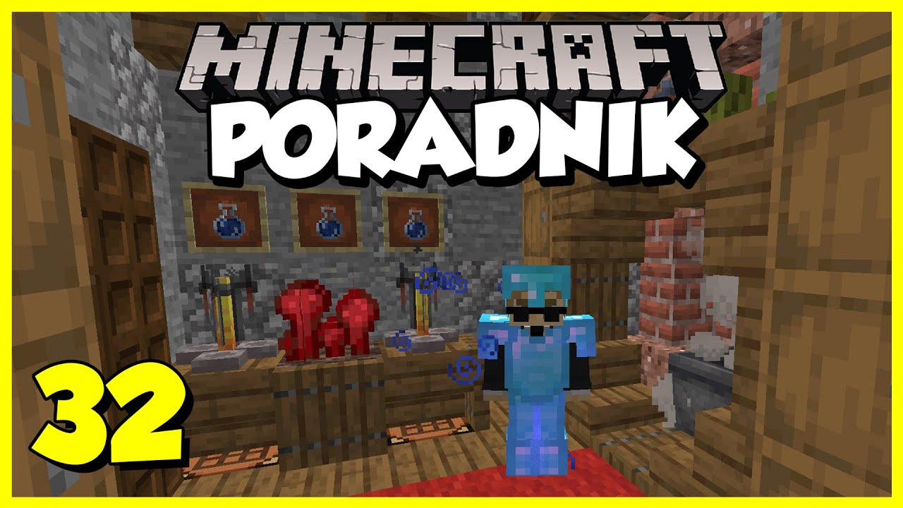 Minecraft Poradnik #032 - mikstury, potiony, statyw alchemiczny | Minecraft 1.16 Survival