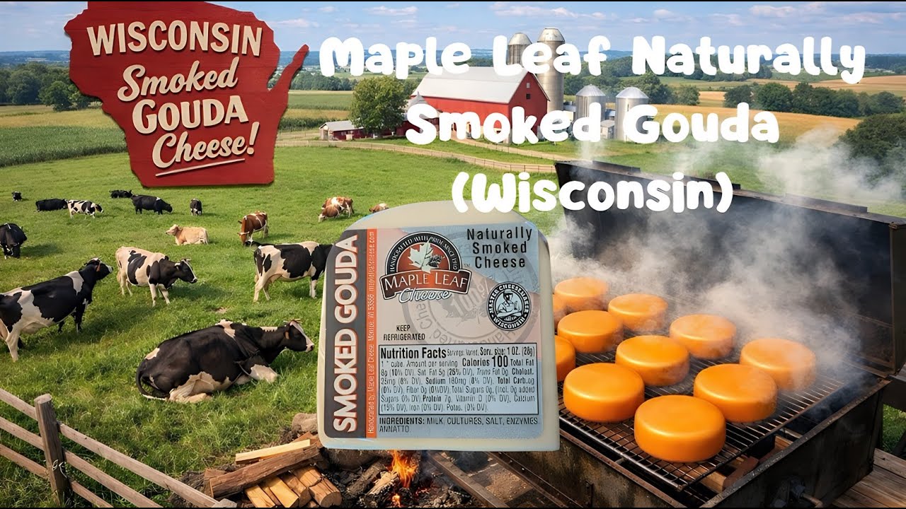 Maple Leaf Cheese Naturally Smoked Gouda (Wisconsin)