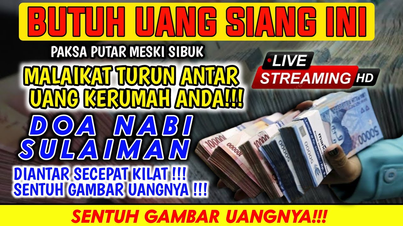 PUTAR 7 M3NIT LANGSUNG KAYA!!! doa pembuka rezeki dari segala penjuru,doa nabi sulaiman,gus husein