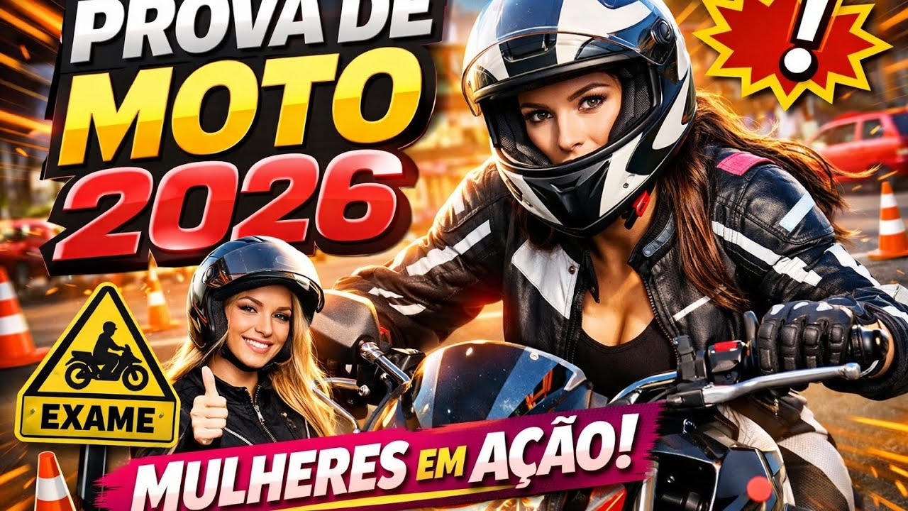 MULHERES FAZENDO PROVA DE MOTO 2026 