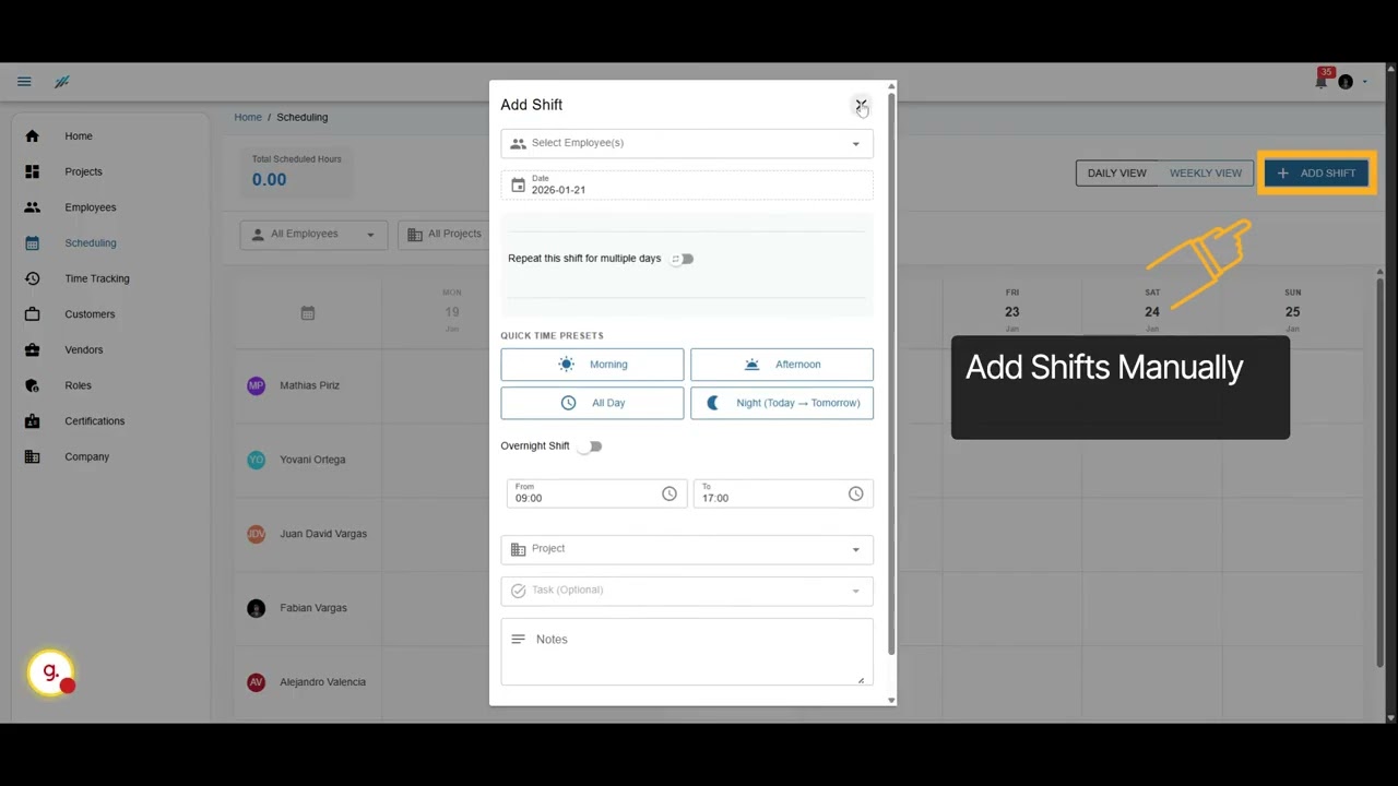 Manage Employee Shifts Efficiently With SubTrade Scheduling #schedule