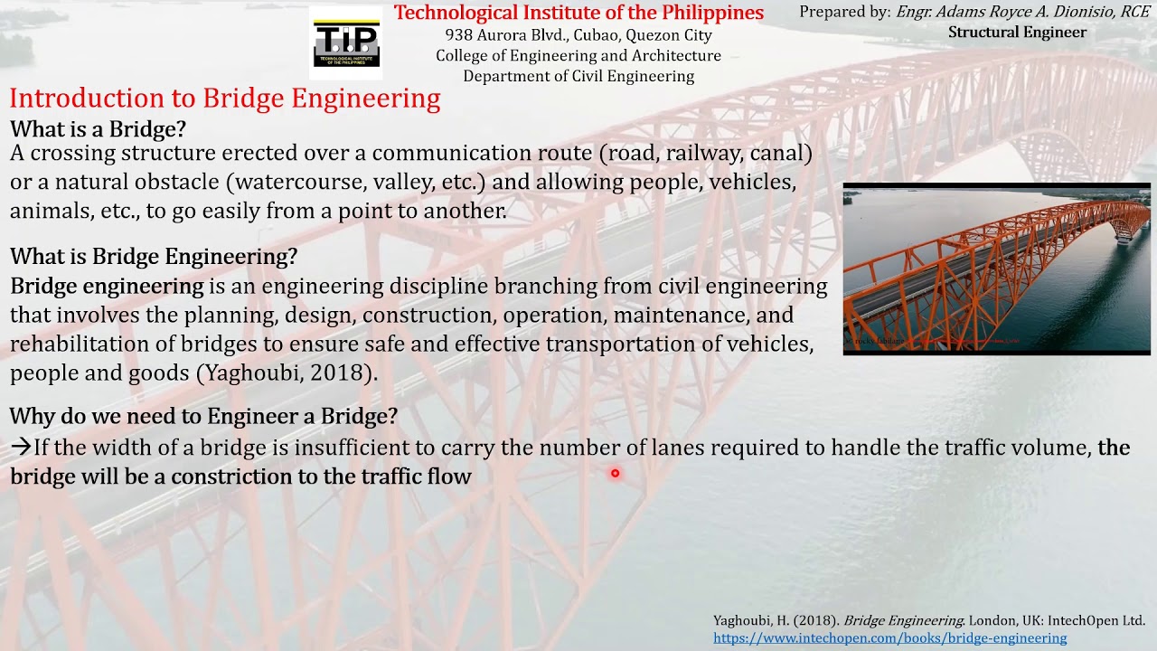 1.3 Bridge Engineering Definition | Importance of Bridge Engineering