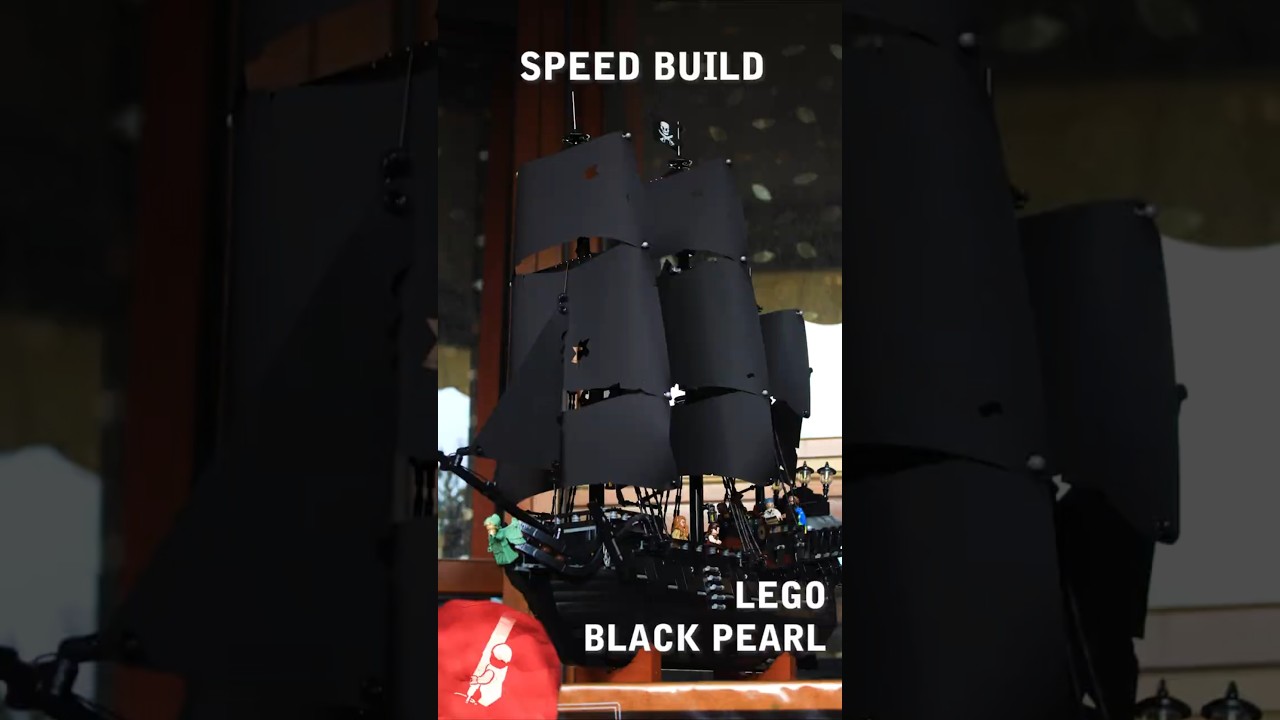 SPEED BUILD #lego #blackpearl  10365 #piratesofthecaribbean