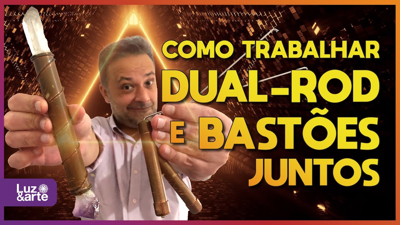 Dual Rod e Bastões Trabalhando Juntos - Luz e Arte