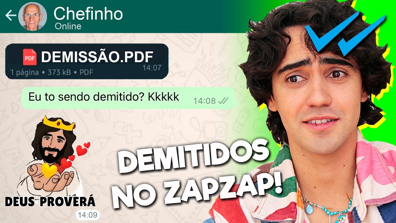 SER DEMITIDO POR WHATSAPP É UM NOVO PATAMAR DE HUMILHAÇÃO
