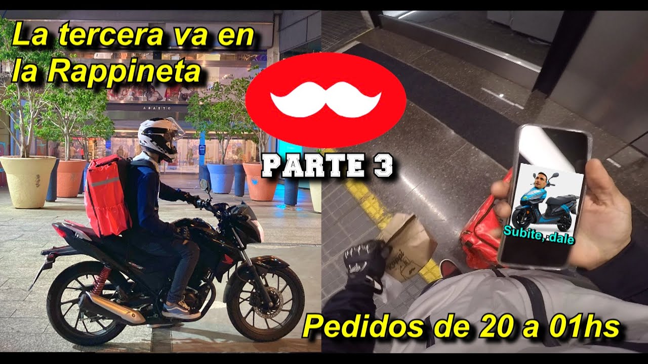 UNA NOCHE SIENDO RAPPI - HONDA TWISTER CB125 🍣🍟🏍