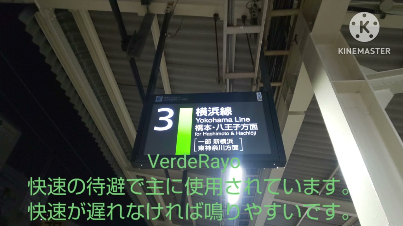横浜線町田駅発車メロディー WaterCrown VerdeRayo