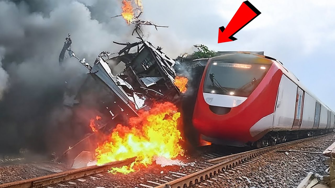 Shocking Train Crash Compilation 2025 | Railway Accidents Caught on Camera