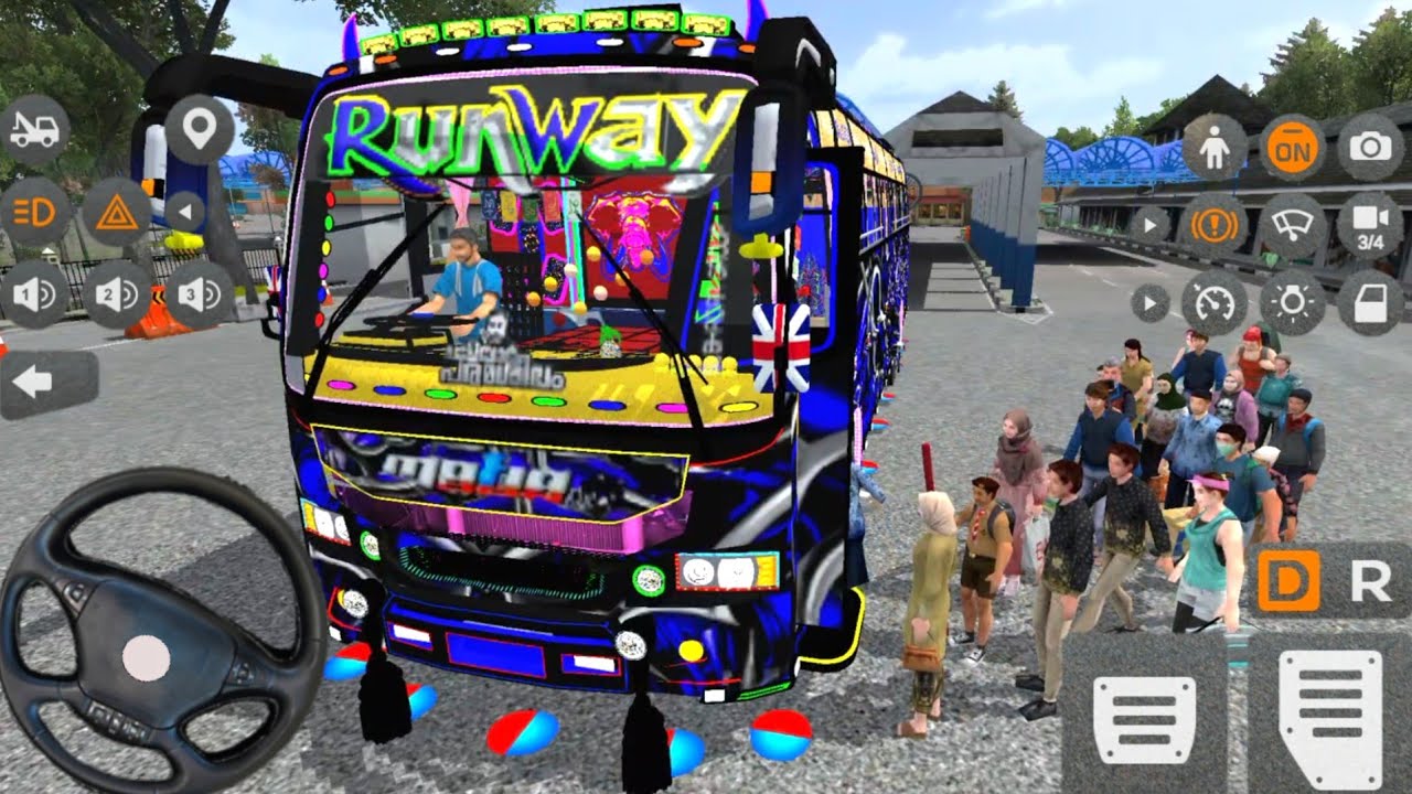 💥 BUSSID Indian Heavy Traffic Driving | Realistic Bus Simulator Indonesia Gaming Video