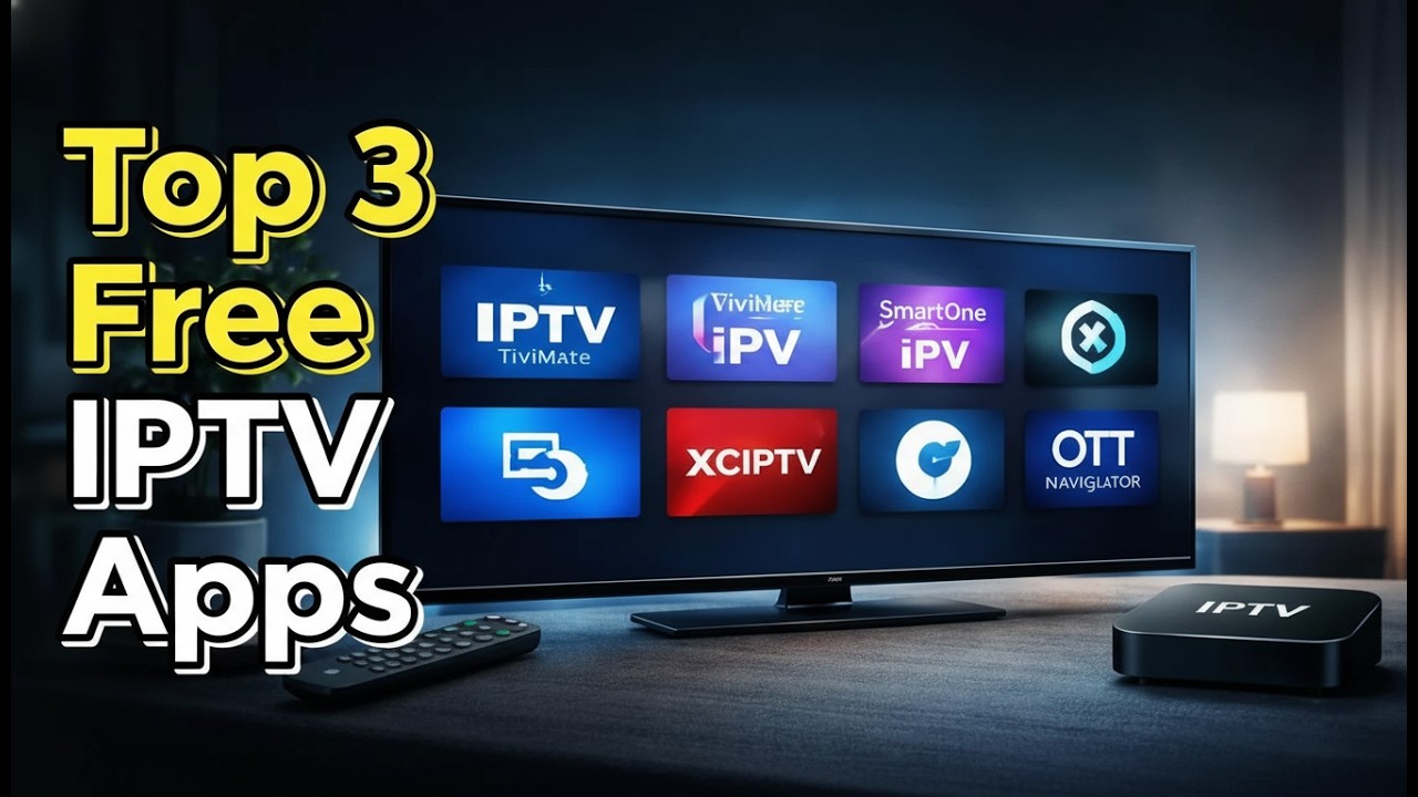 3 Best Free IPTV Players for Android TV & Google TV (Fast & Easy Setup)